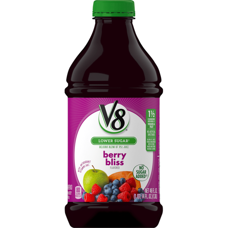 V8® Juice Blend, Berry Bliss (46 fl oz) from Publix Instacart