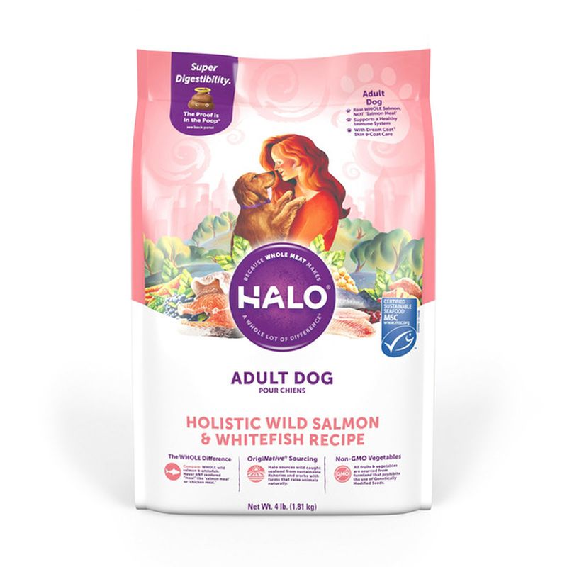 Halo Dog Food, Wild Salmon Recipe, Spot's Stew, Adult (4 lb) Delivery