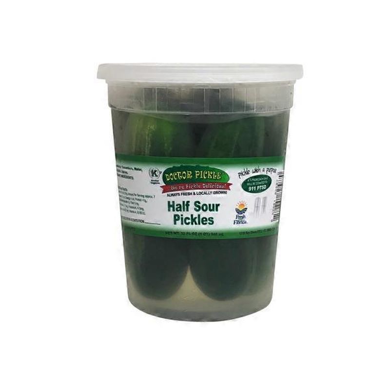 Doctor Pickle Store Half Sour Pickle (32 oz) Instacart