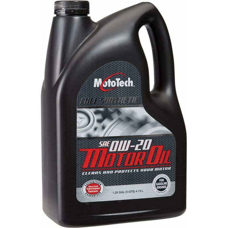 Moto Tech 0W-20 SAE Fully Synthetic Motor Oil