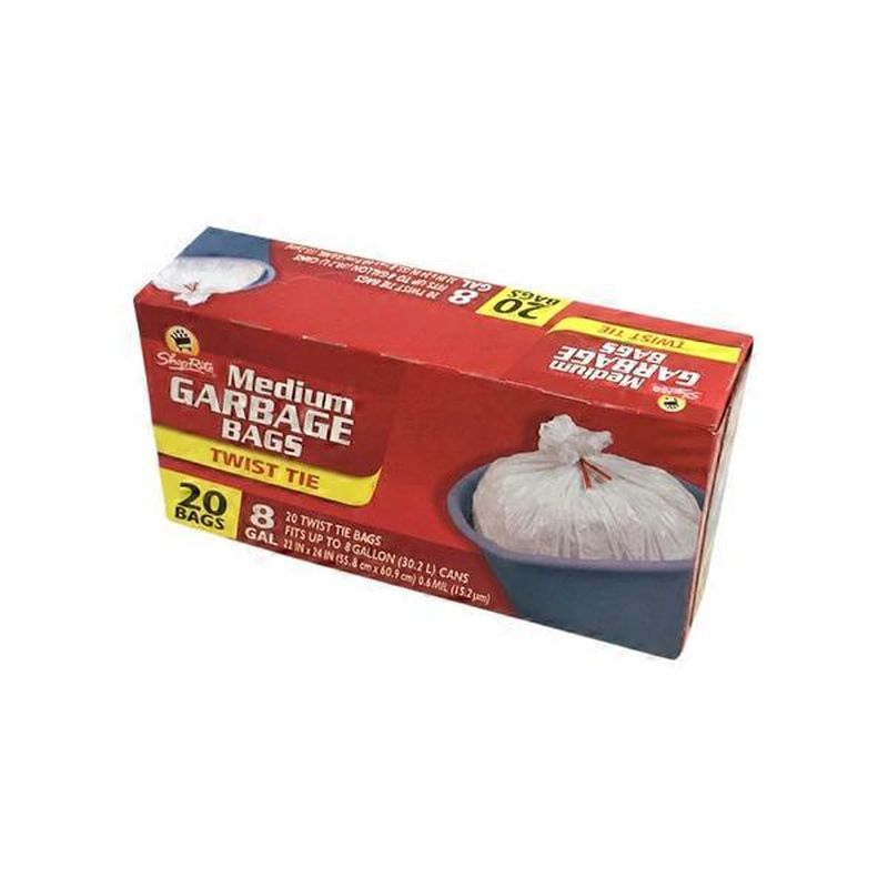 ShopRite Twist Tie Garbage Bags (20 ct) Instacart
