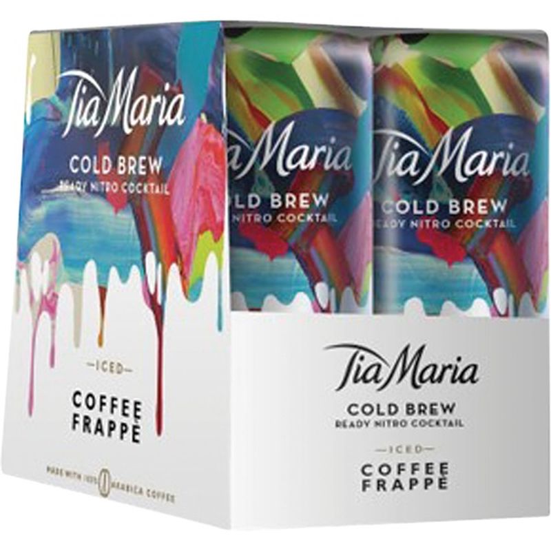 Tia Maria Cold Brew Ready Nitro Cocktail Iced Coffee Frappe (200 ml