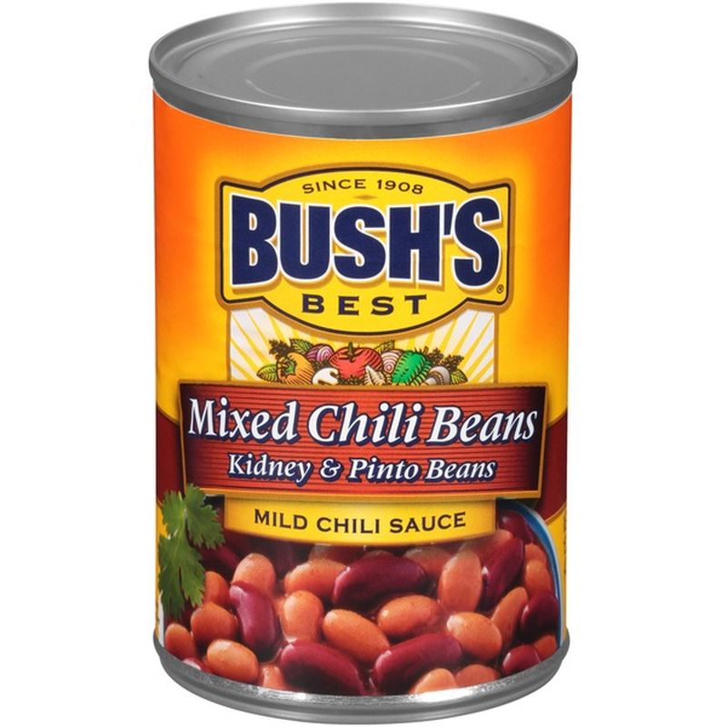 Bush's Best Mixed Chili Beans Kidney & Pinto Beans in a Mild Chili