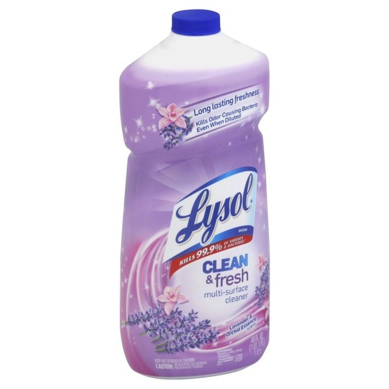 Lysol Clean & Fresh Lavender & Orchid Essence Scent MultiSurface Cleaner (48 fl oz) from Publix