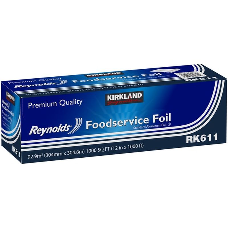 Kirkland Signature Standard Aluminum Foil (12'' x 1000') from Costco Instacart