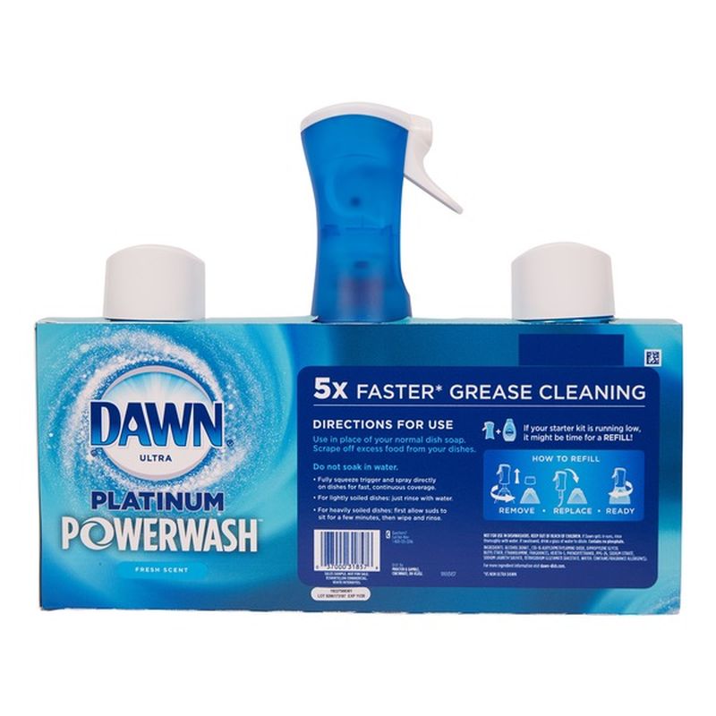 Dawn Platinum Dish Spray, Dish Soap, Fresh Scent Bundle (1 ct) from