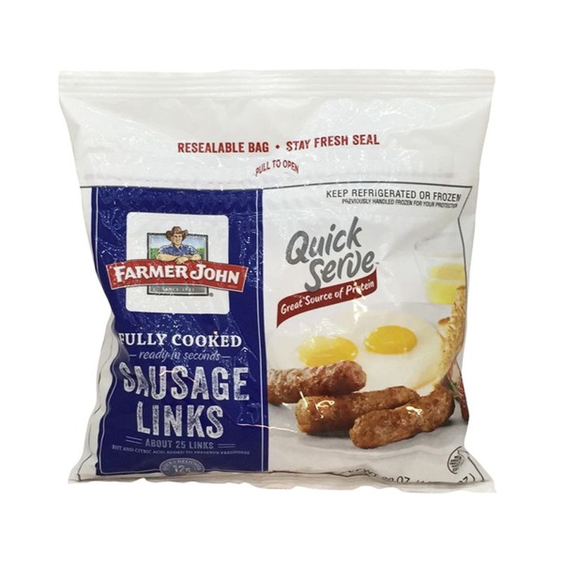 Farmer John Quick Serve Sausage Links (20 oz) Instacart