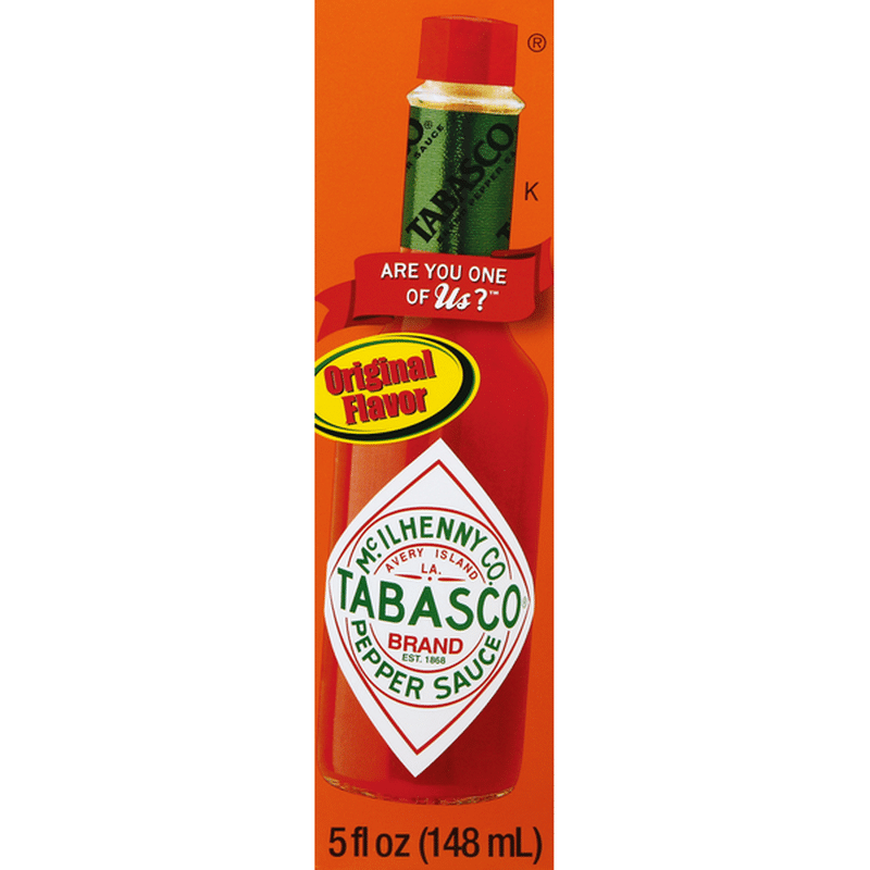 Tabasco Pepper Sauce, Original Flavor (5 oz) Instacart