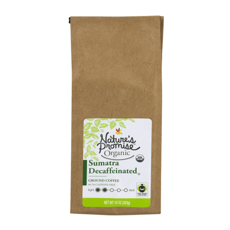 Nature's Promise Coffee, Ground, Sumatra Decaffeinated (10 oz) from