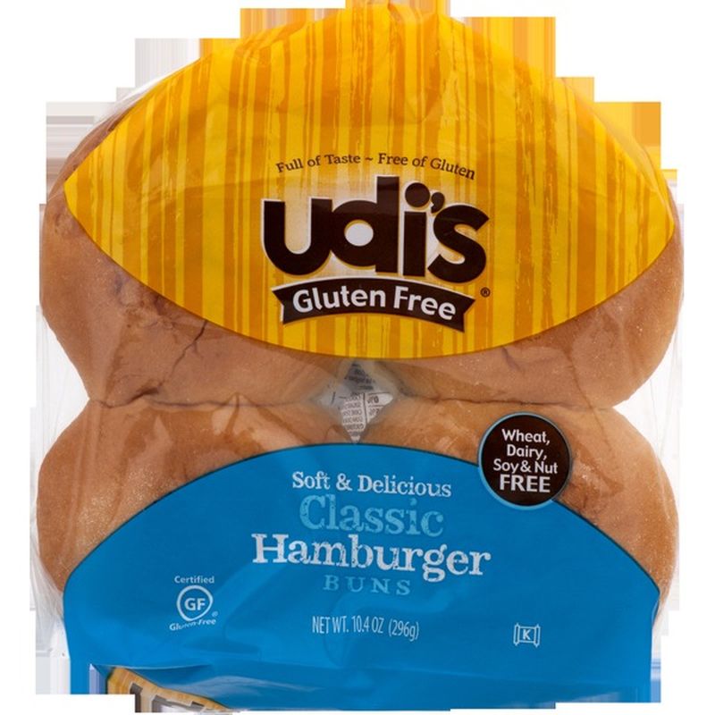Udi's Gluten Free Classic Hamburger Buns (4 ct) from Andronico's