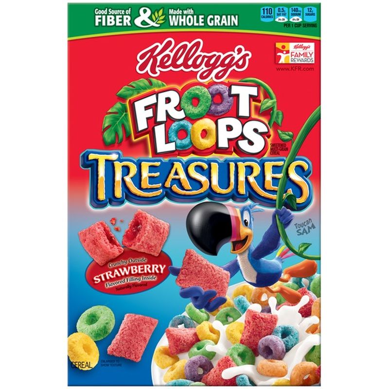 Kellogg's Froot Loops Treasures Cereal (10.5 oz) Instacart