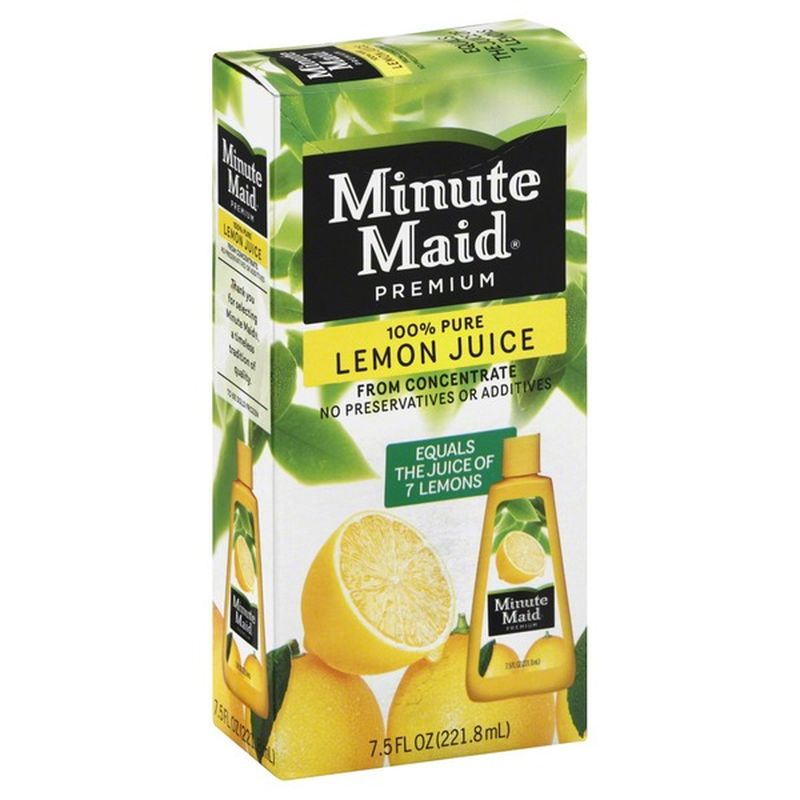 packaged lemon juice