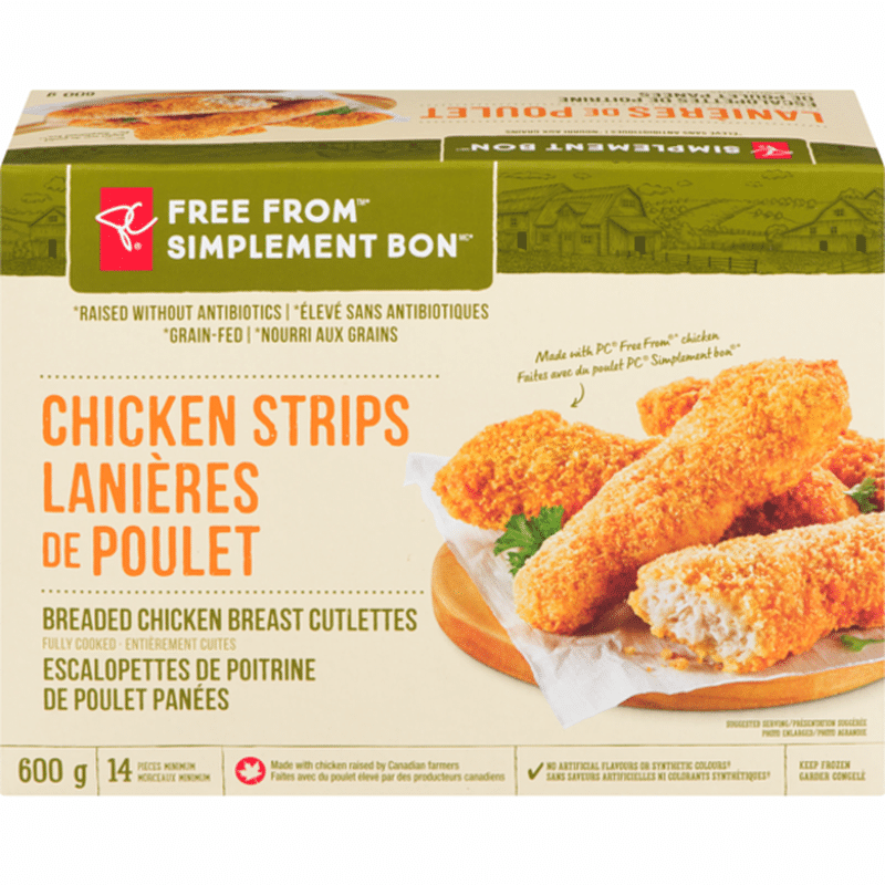 President's Choice Fat-Free Breaded Chicken Strips