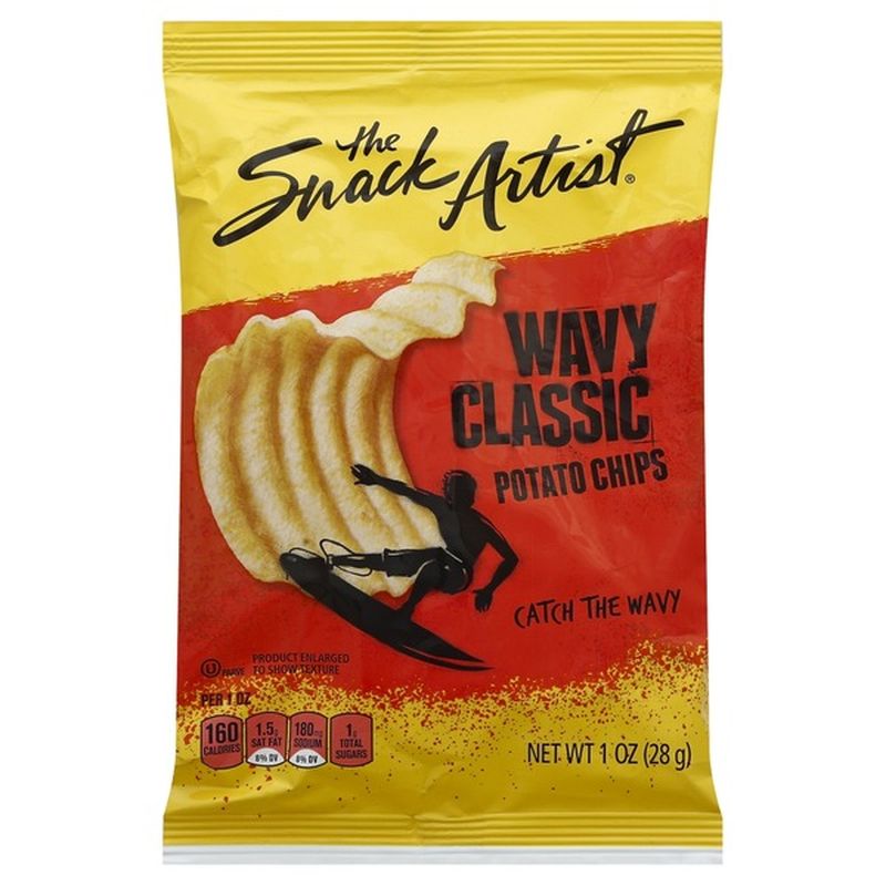 Signature Select Potato Chips, Wavy, Classic