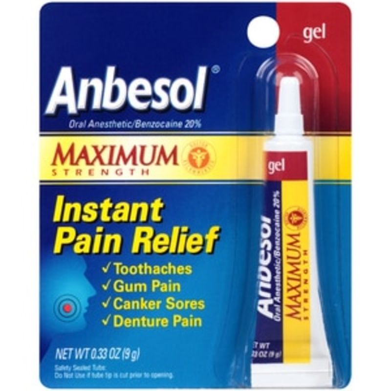 Anbesol Oral Pain Relief Medication (0.33 oz) Instacart