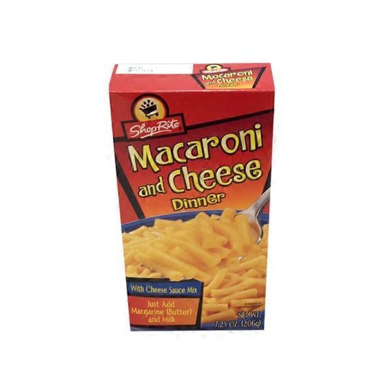 ShopRite Macaroni And Cheese Dinner With Cheese Sauce Mix (oz) Instacart
