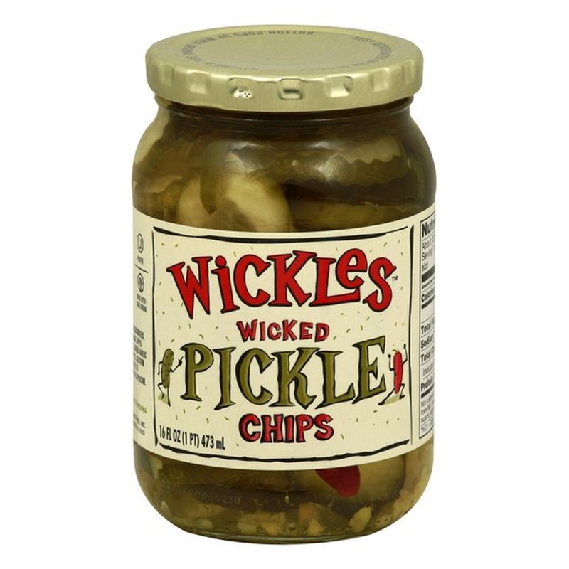 Wickles Wicked Pickle Chips (16 oz) Instacart