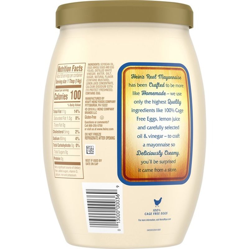 Heinz Real Mayonnaise (30 fl oz) - Instacart