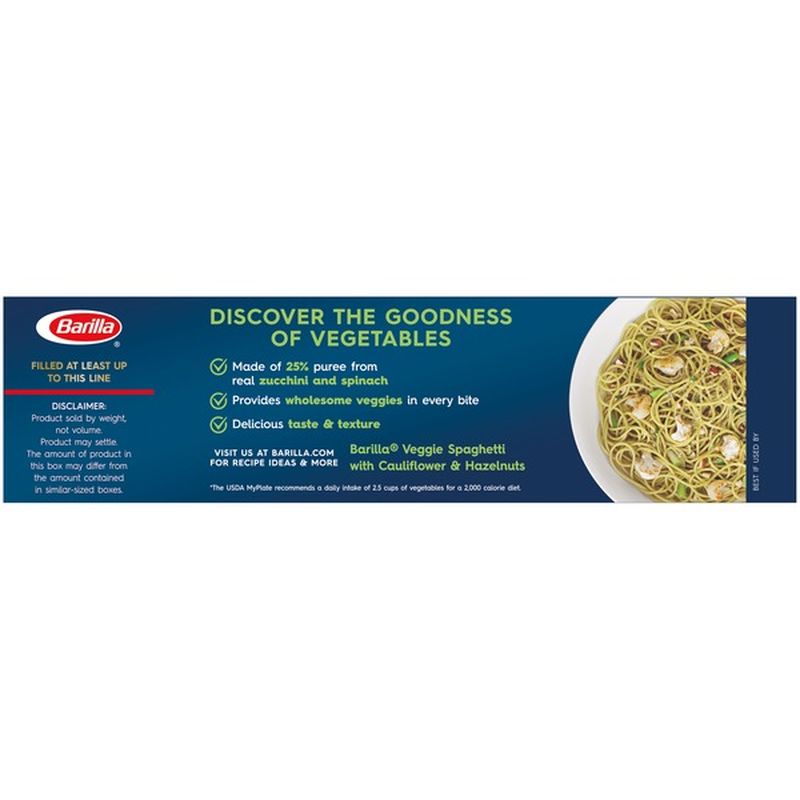 Barilla® Veggie Pasta Spaghetti (12 oz) Instacart