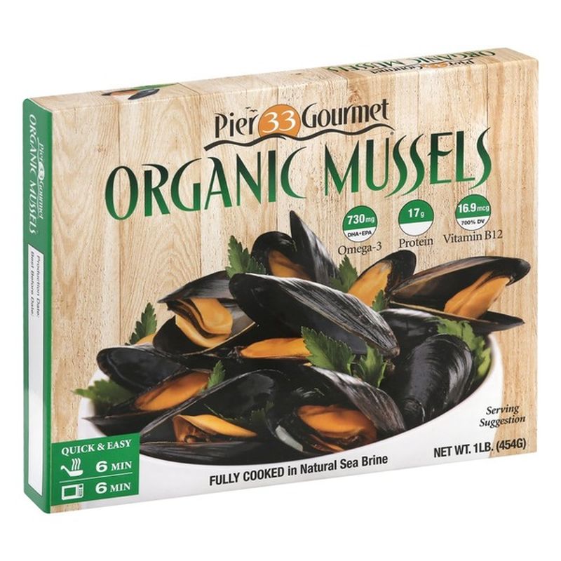 Pier 33 Gourmet Mussels, Organic (1 lb) Instacart
