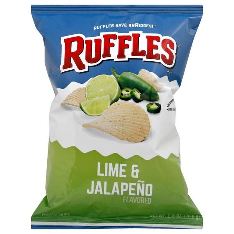 Ruffles Lime & Jalapeno Potato Chips (2.5 oz) from Publix Instacart