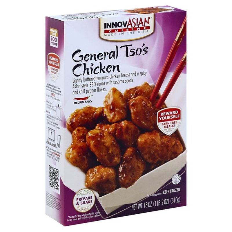 InnovAsian Cuisine General Tso's Chicken, Medium Spicy (18 Oz) From ...