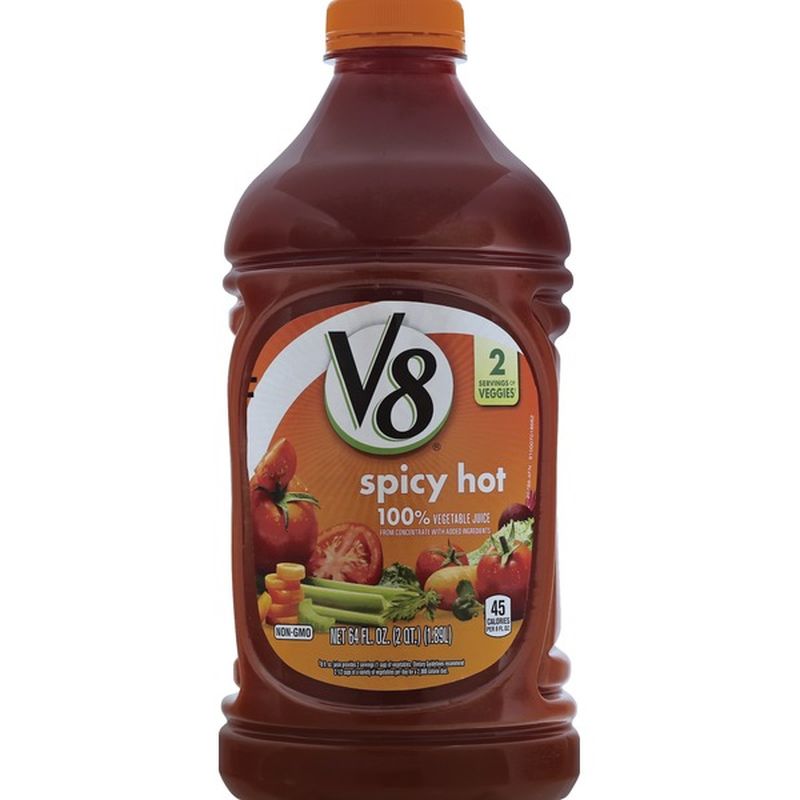 V8® Spicy Hot 100 Vegetable Juice (64 fl oz) from Schnucks Instacart
