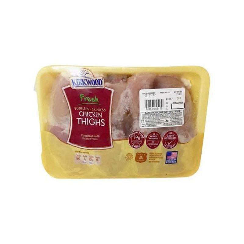Kirkwood Fresh Boneless Skinless Chicken Thighs (per lb) from ALDI
