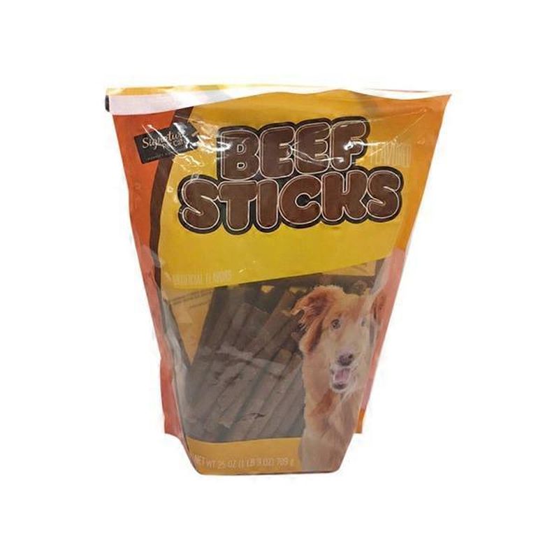 Signature Pet Care Beef Sticks Flavored Dog Treats (25 oz) Instacart