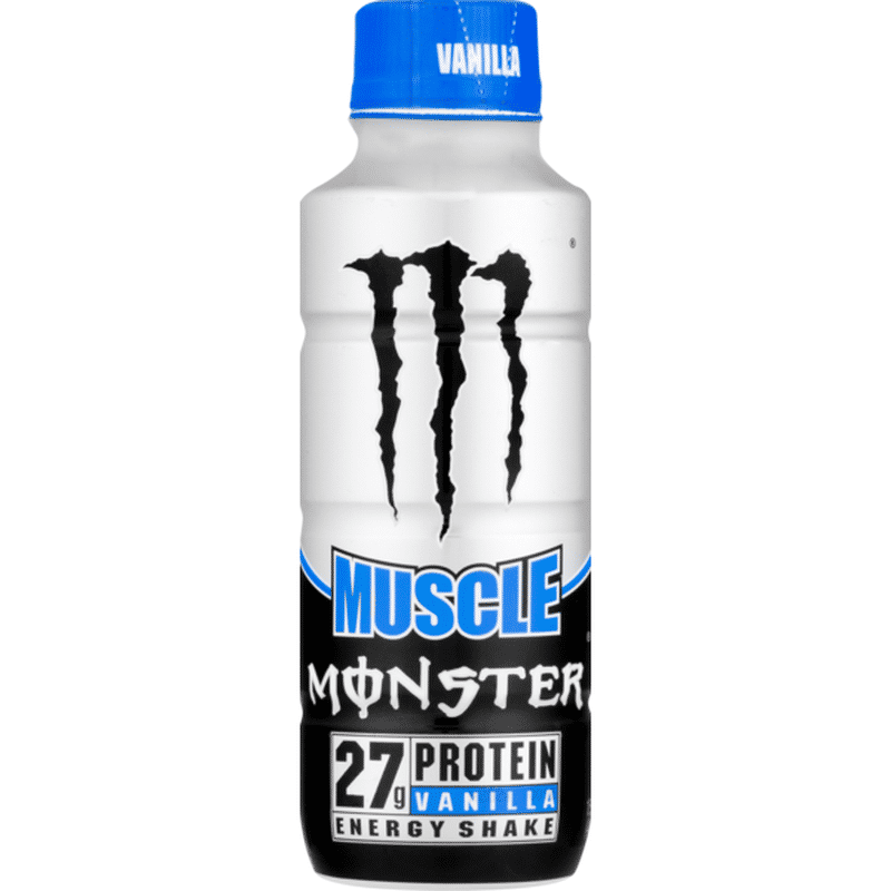 Monster Muscle Protein Energy Shake Vanilla (15 fl oz) Instacart