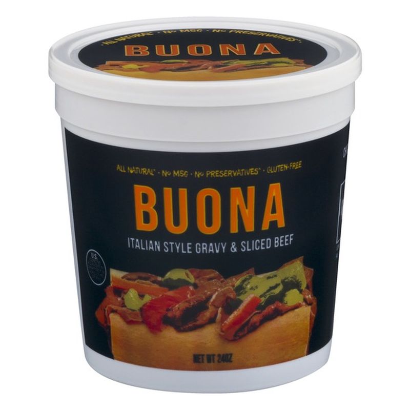 Buona Italian Style Gravy & Sliced Beef (24 oz) Instacart