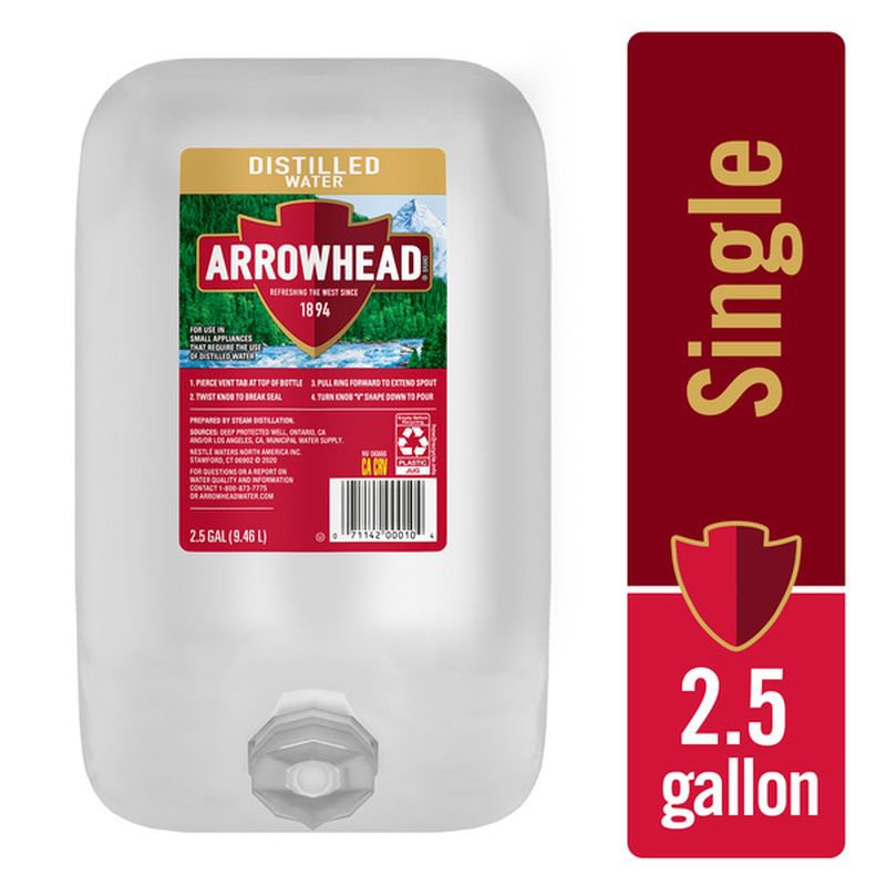 Arrowhead Water, Distilled (2.5 gal) Delivery or Pickup Near Me - Instacart