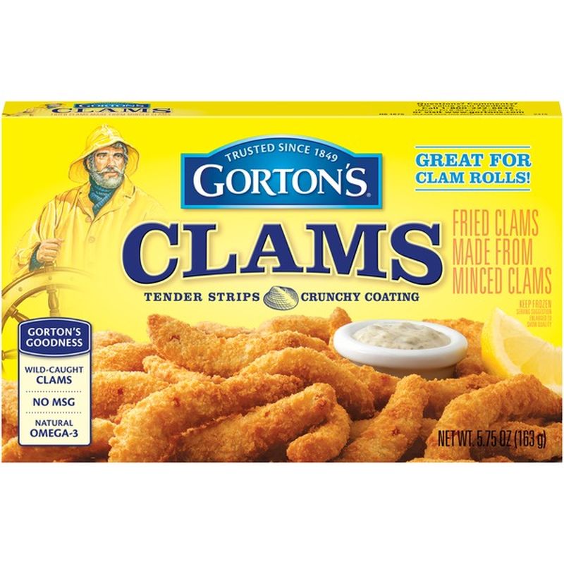 Gorton's Crunchy Breaded Clams (5.75 oz) Instacart