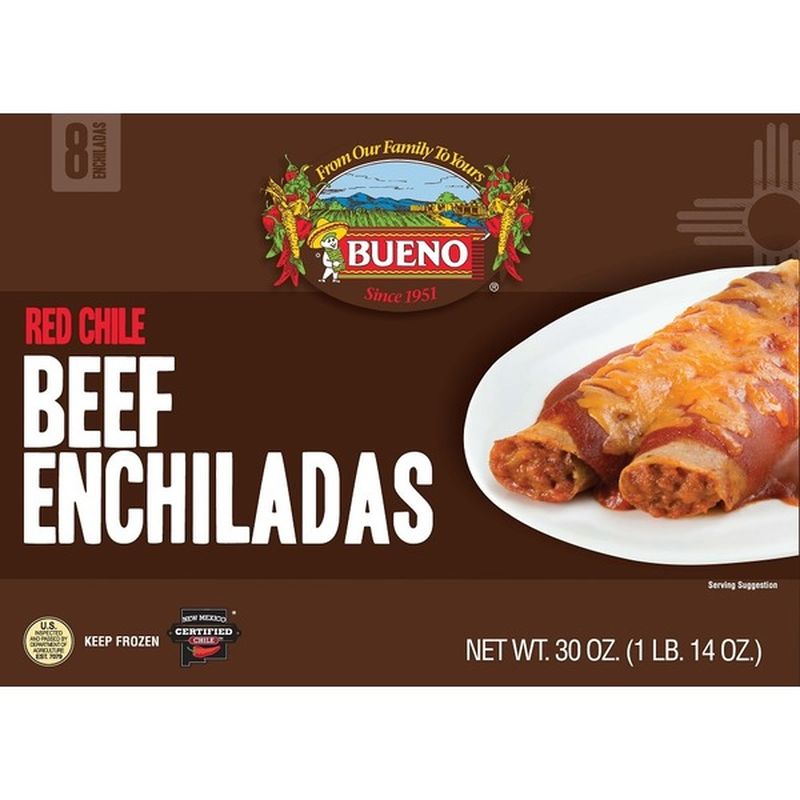 Bueno Red Chile Beef Enchiladas (30 oz) - Instacart