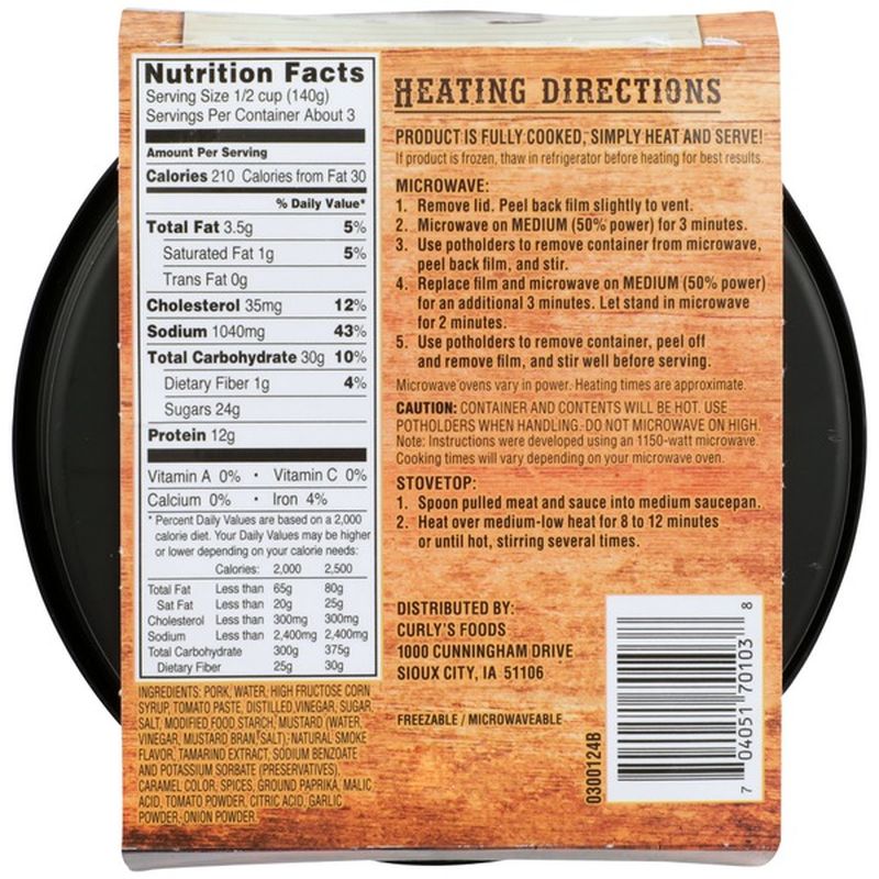 Curly's Bbq & Ribs (16 oz) from ShopRite Instacart