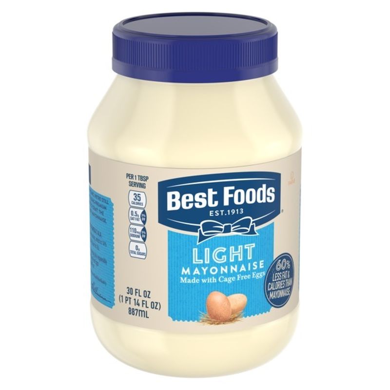 Best Foods Mayonnaise Light Mayo (30 oz) from Fred Meyer Instacart