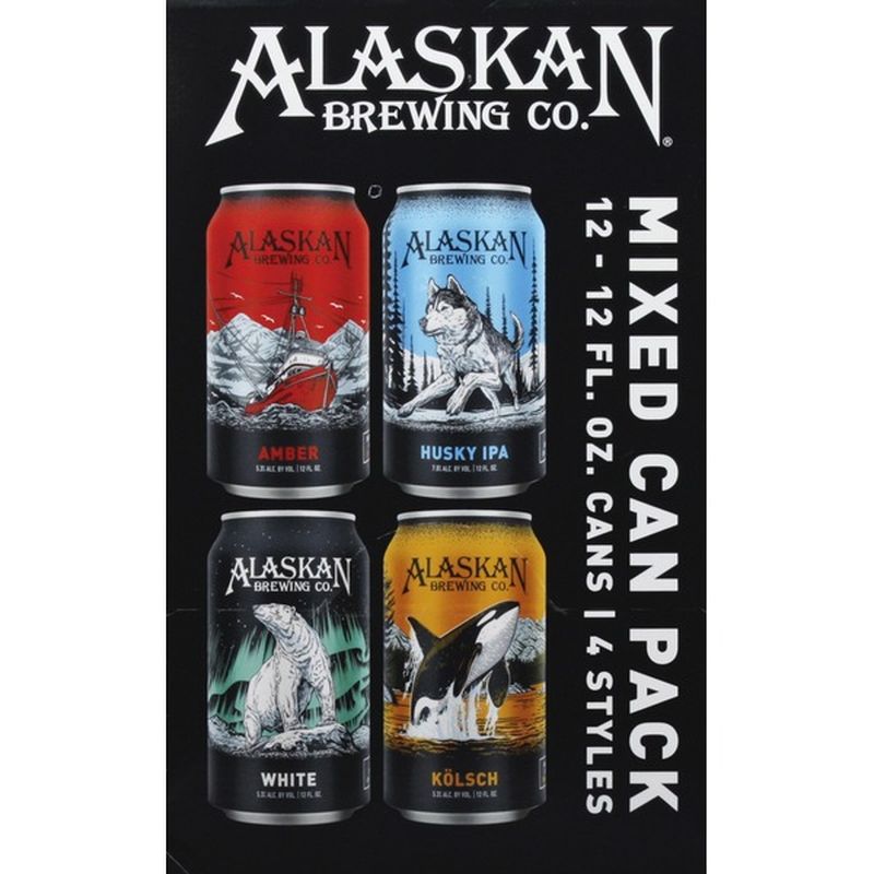 Alaskan Amber Beer, Mixed Can Pack (12 each) from BevMo! Instacart