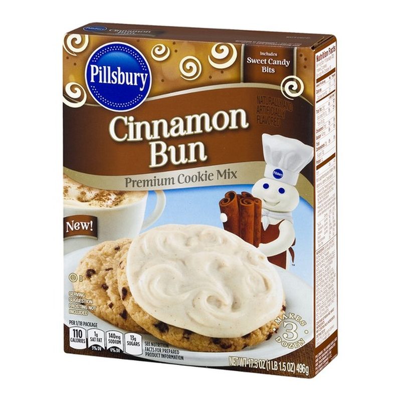 Pillsbury Cinnamon Bun Premium Cookie Mix (17.5 oz) Instacart