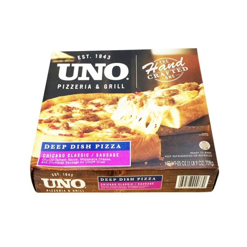 Uno 9" Deep Dish Sausage Pizza (25 oz) Instacart