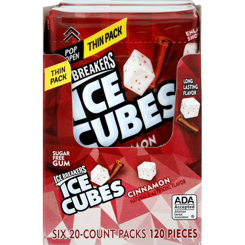 Ice Breakers Gum, Sugar Free, Cinnamon, Thin Pack (1 each) Instacart