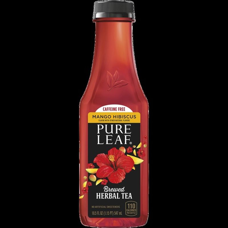Pure Leaf Mango Hibiscus Iced Tea (18.5 fl oz) from Bashas' Instacart