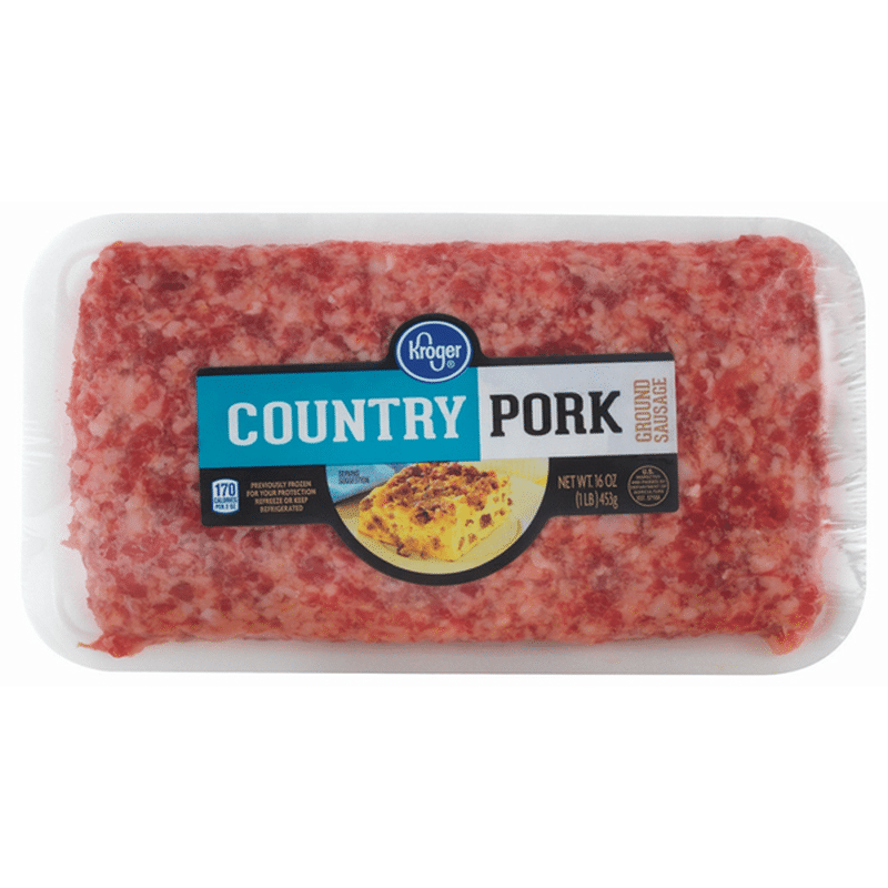 Kroger Country Pork Ground Sausage (16 oz) Instacart