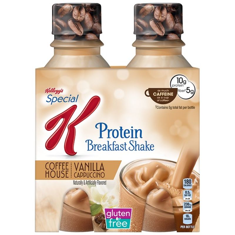Kellogg's Special K Vanilla Cappuccino Protein Breakfast Shakes (40 fl oz) Instacart