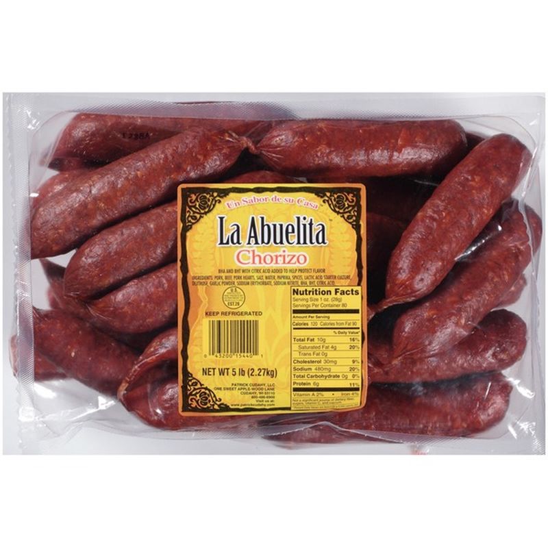 La Abuelita Deli/FS Chorizo Chorizo Deli (5 lb) Instacart