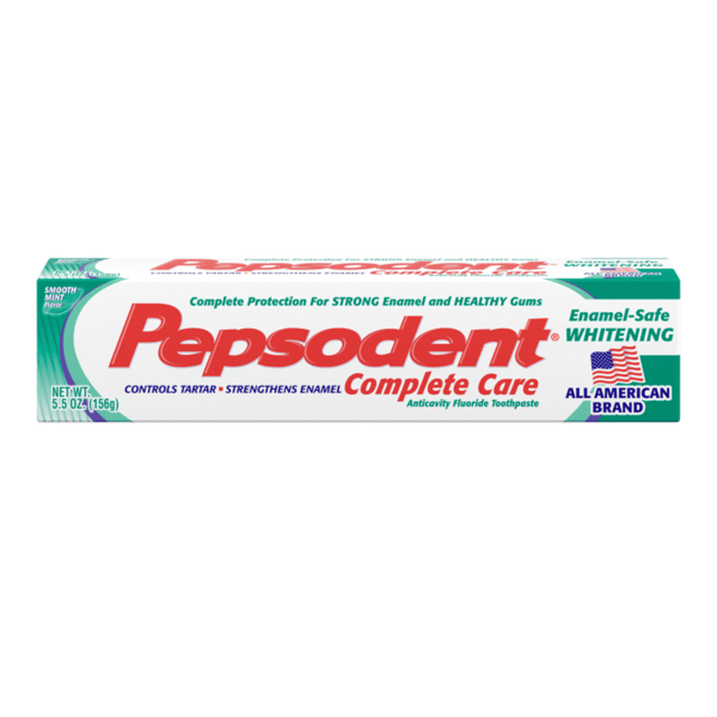 pepsodent toothpaste complete care whitening toothpaste 5 5 oz instacart pepsodent toothpaste complete care