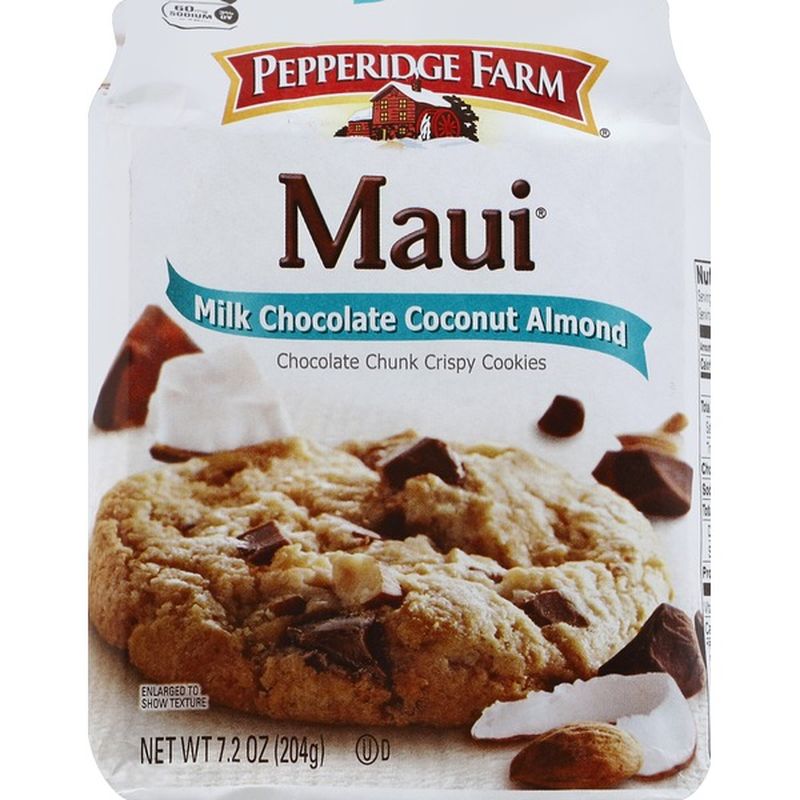 Pepperidge Farm® Crispy Milk Chocolate Coconut Almond Cookies (7.2 oz ...