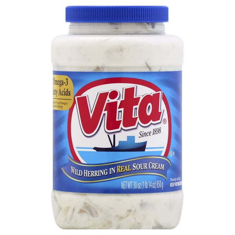 Vita Herring, in Real Sour Cream, Wild (30 oz) Instacart