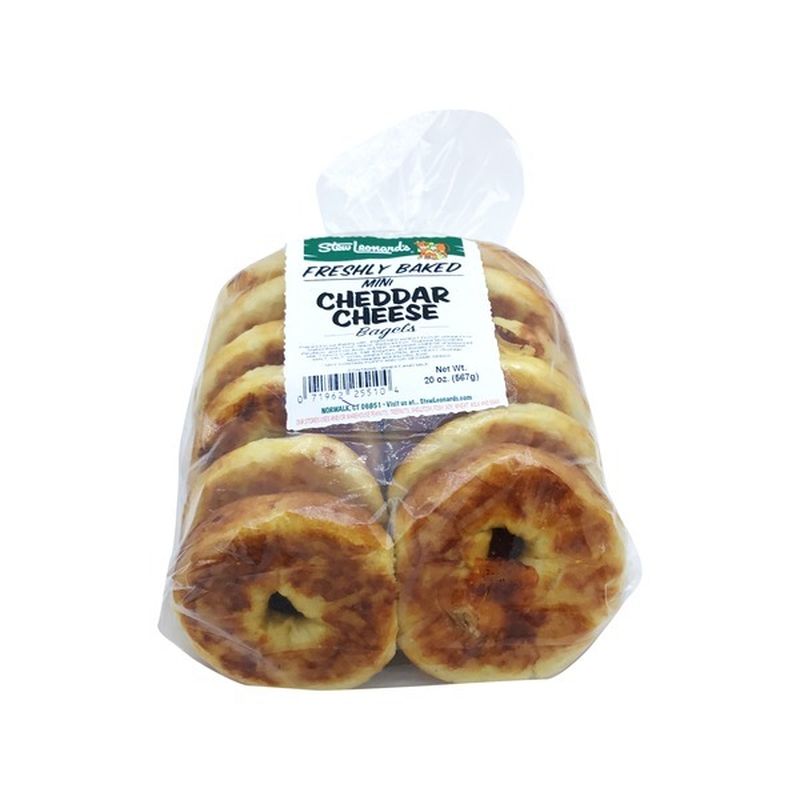 Mini Cheddar Cheese Bagels