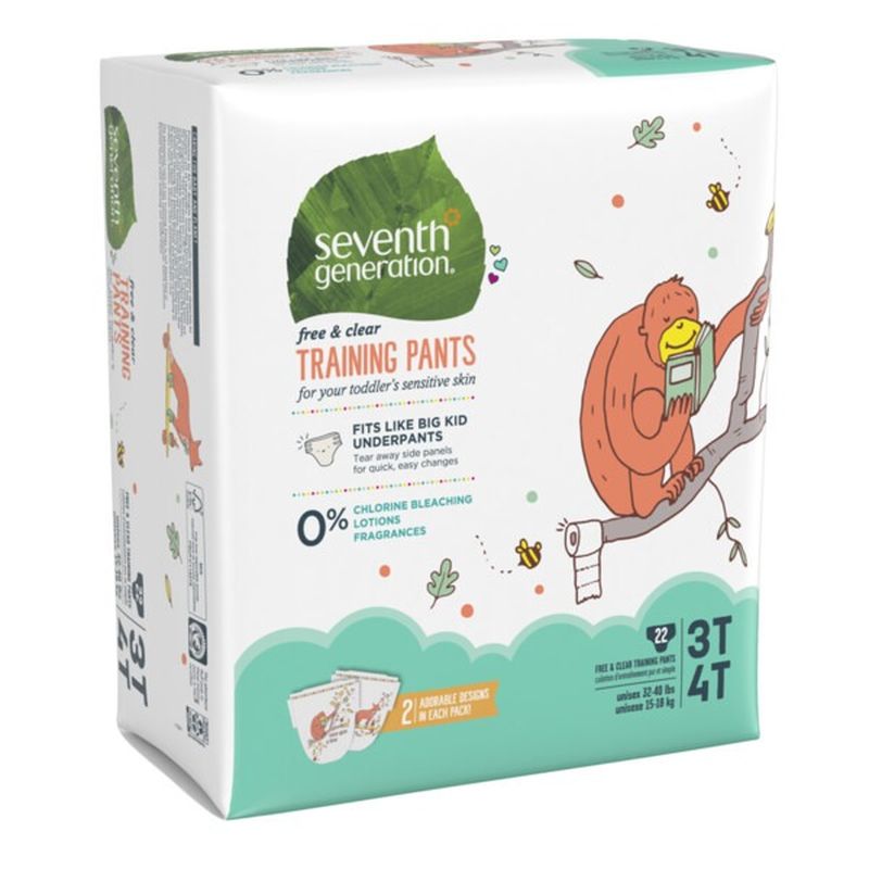 seventh generation pull ups 3t 4t