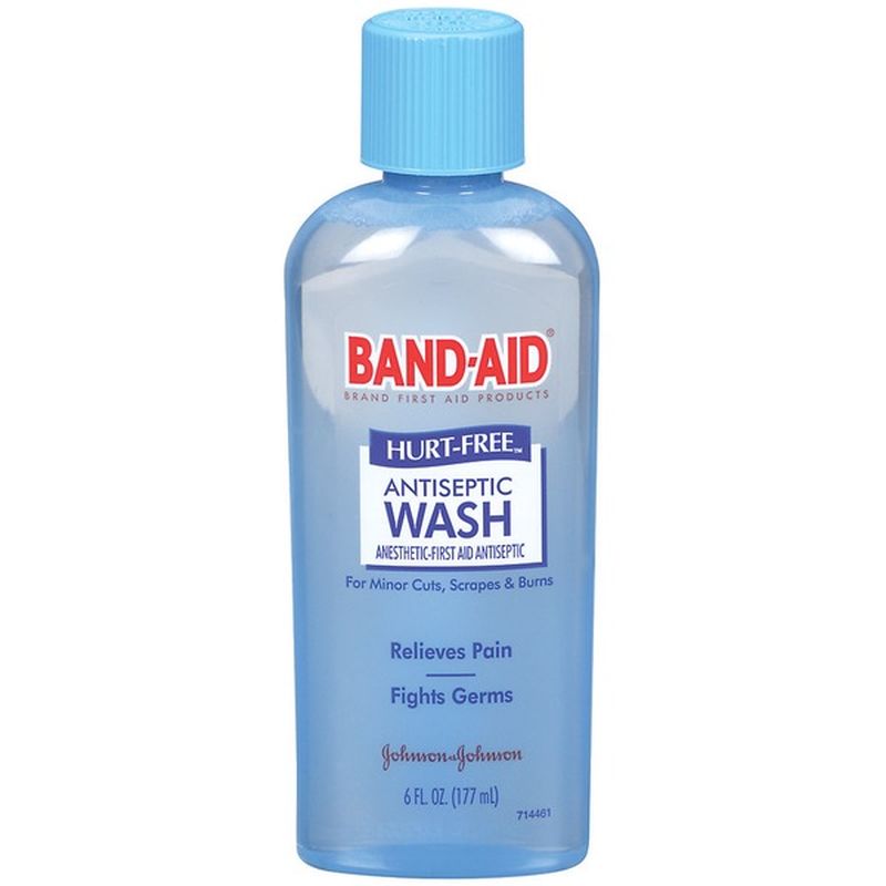 Johnson & Johnson First Aid Hurt-Free Antiseptic Wash (6 Fl Oz) - Instacart